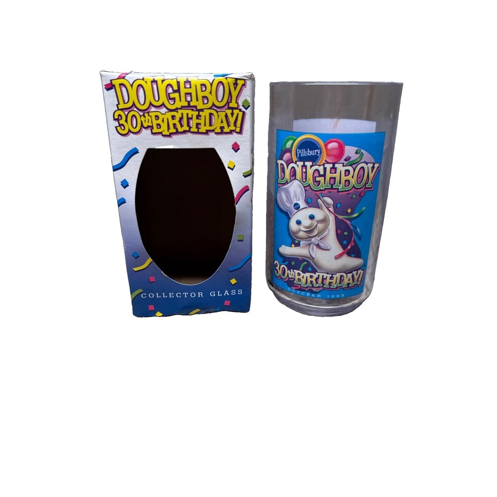 Pillsbury Doughboy 30th Anniversary Plastic Collector's Cup 1995 30 Years of Fun
